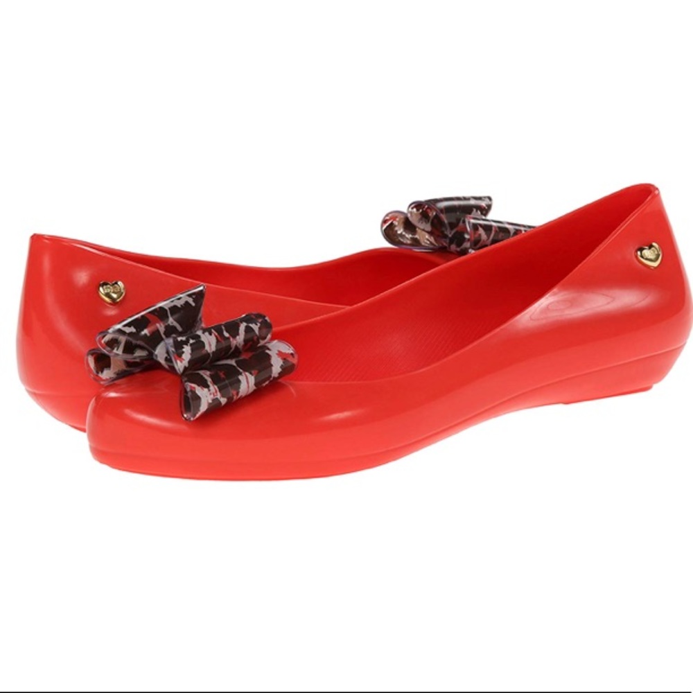 Melissa Pop Bow Ballet Flats